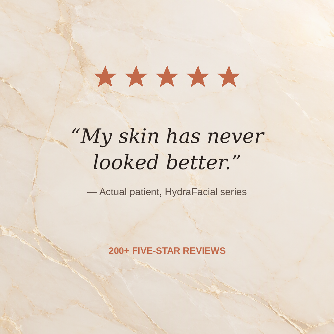 Patient testimonial graphic